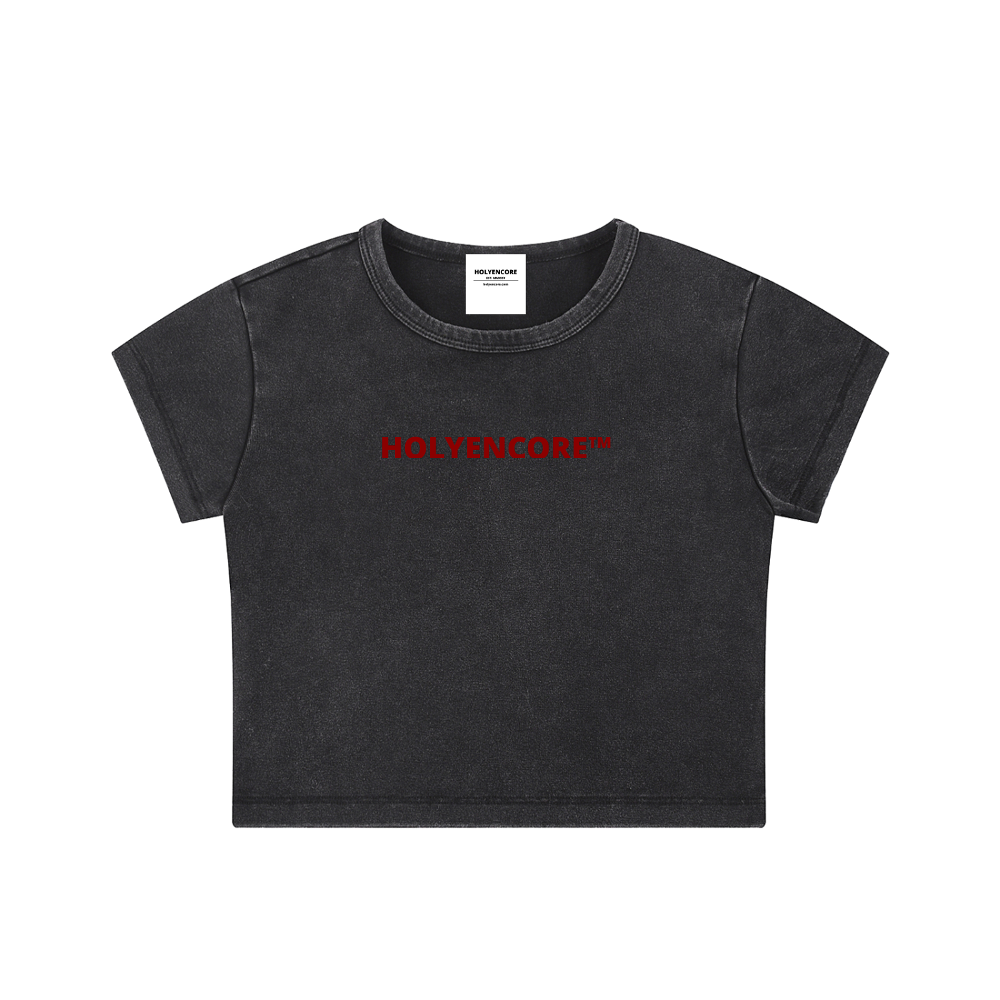 HOLYENCORE™ Snow Washed Crop Top