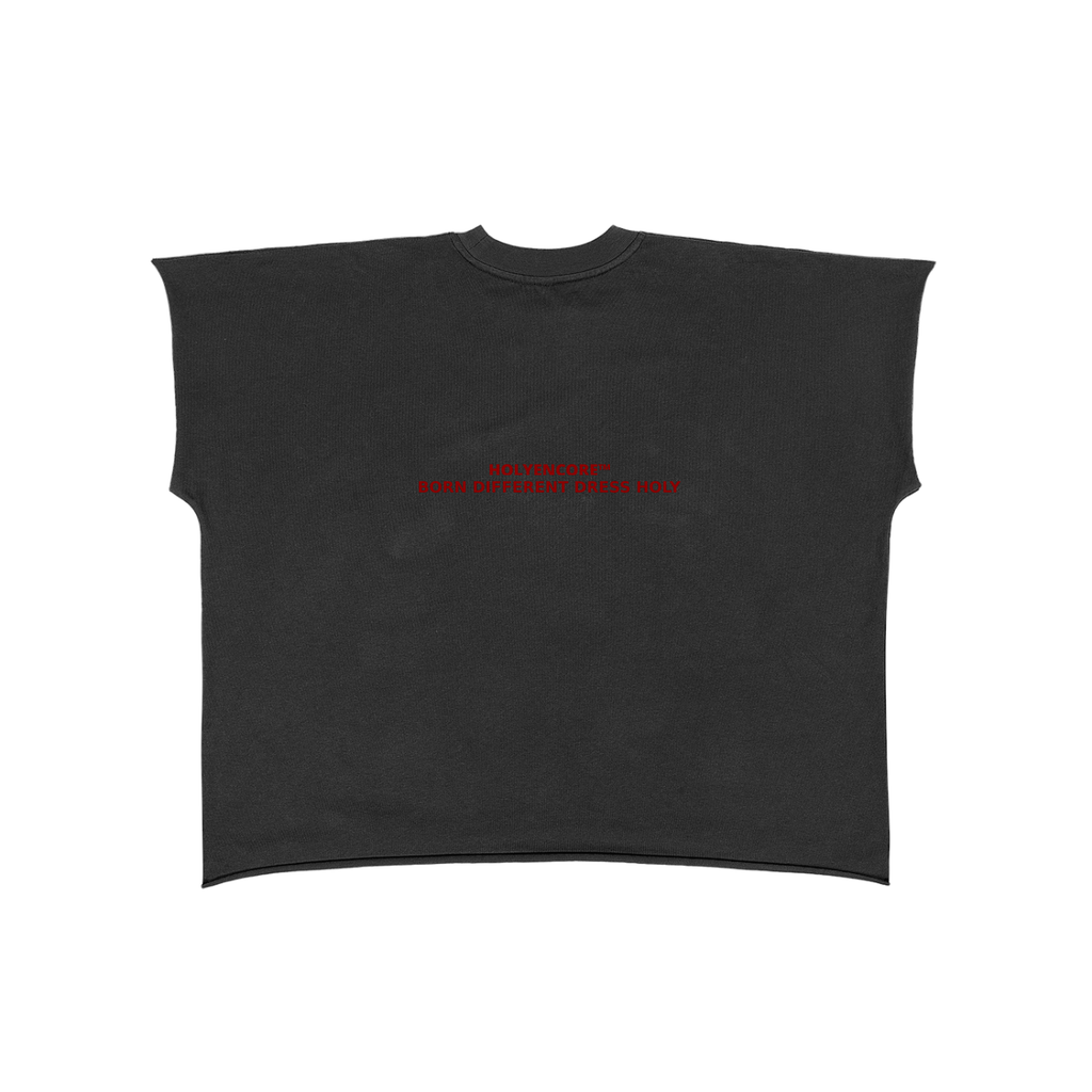 HOLYENCORE™ Raw Edge Snow Washed Boxy T-Shirt