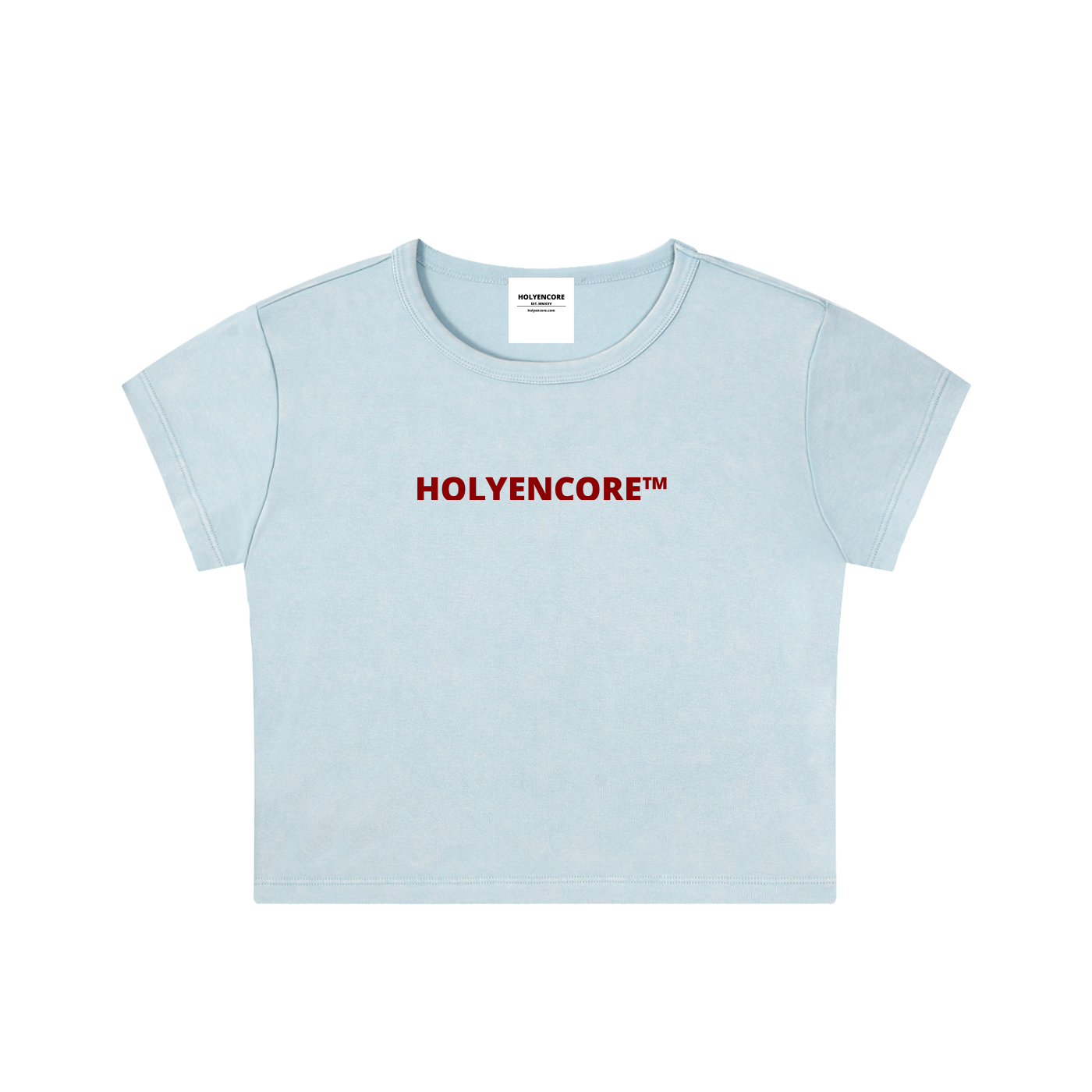 HOLYENCORE™ Snow Washed Crop Top