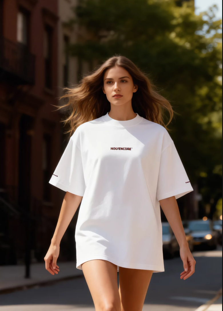 HOLYENCORE™ Oversized Tee  — Embroidered Edition 🪡
