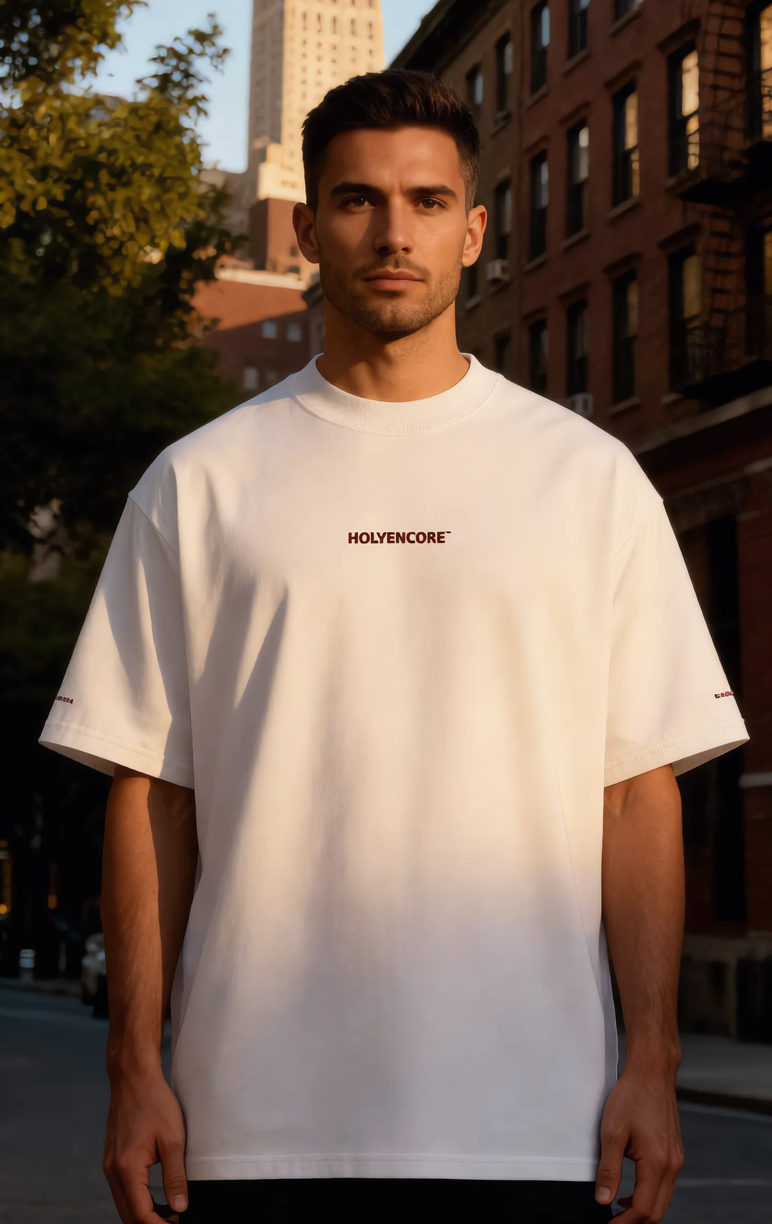 HOLYENCORE™ Oversized Tee  — Embroidered Edition 🪡