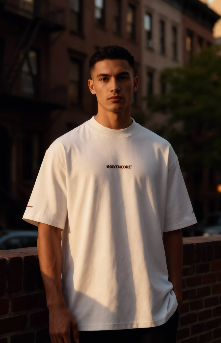 HOLYENCORE™ Oversized Tee  — Embroidered Edition 🪡