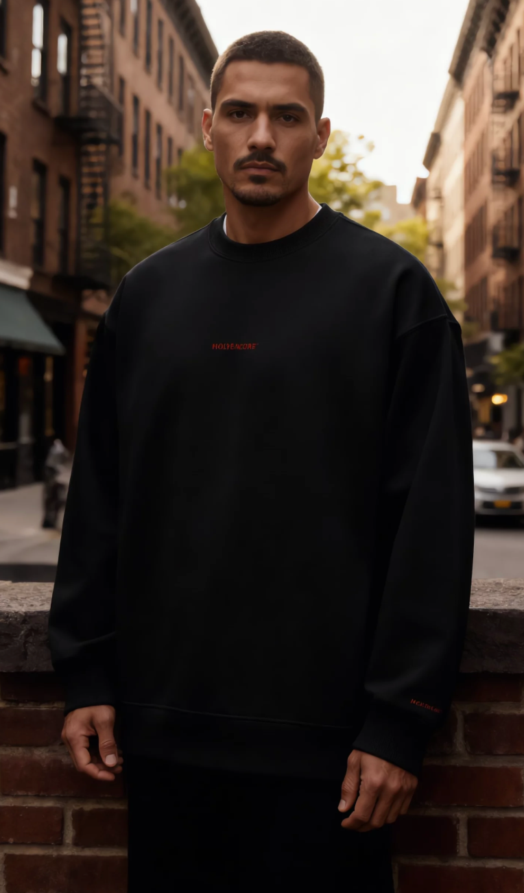 HOLYENCORE™ Oversized Sweatshirt — Embroidered Edition 🪡