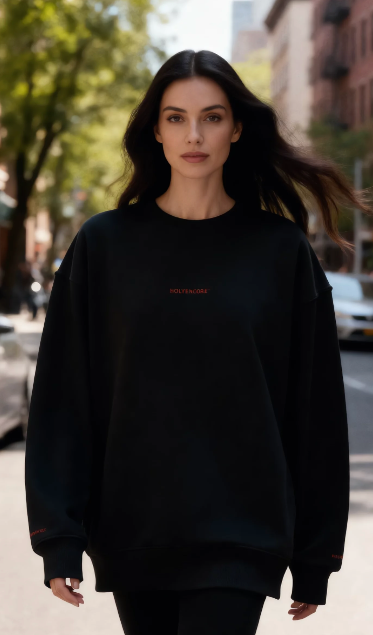 HOLYENCORE™ Oversized Sweatshirt — Embroidered Edition 🪡