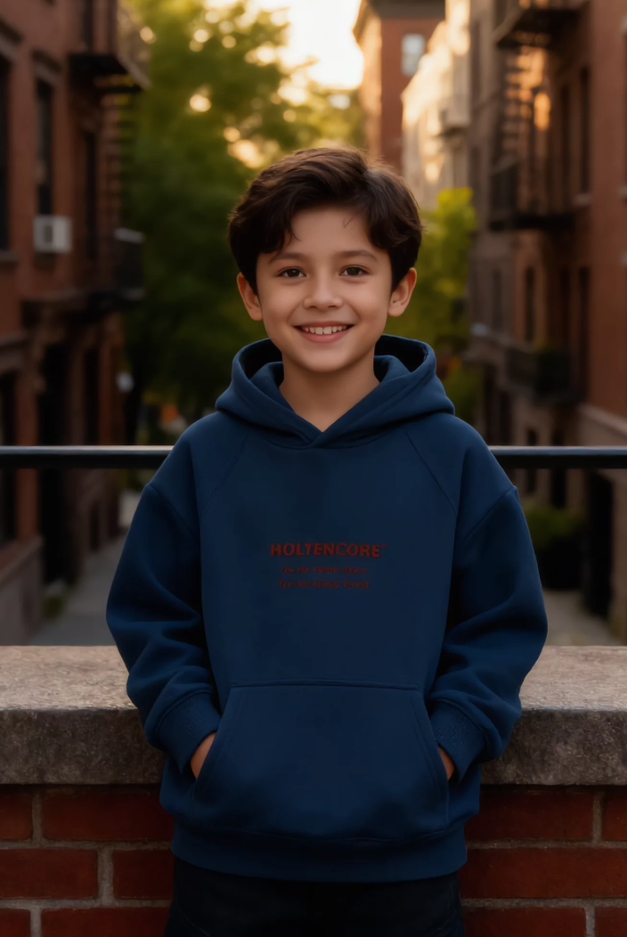 HOLYENCORE™ Kids Essential Hoodie — Embroidered Edition 🪡