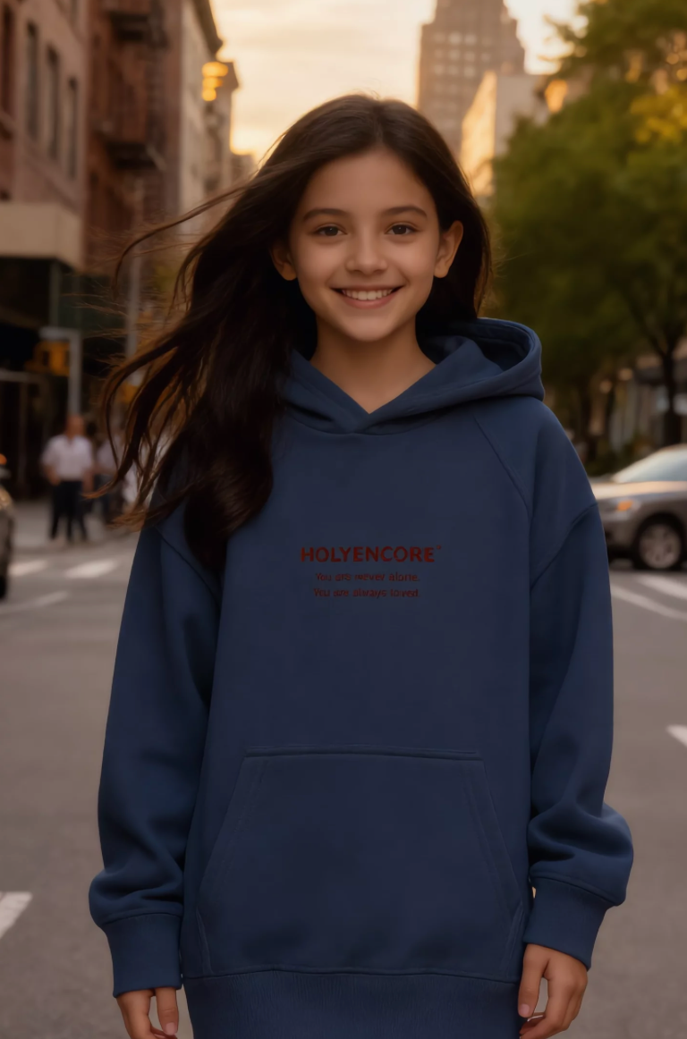 HOLYENCORE™ Kids Essential Hoodie — Embroidered Edition 🪡