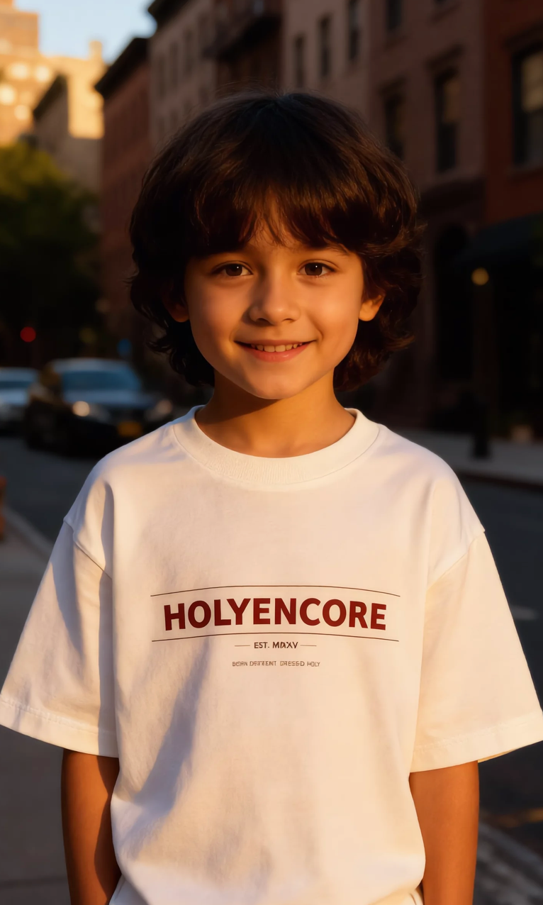 HOLYENCORE™ Kids Essential Tee — Embroidered Edition 🪡
