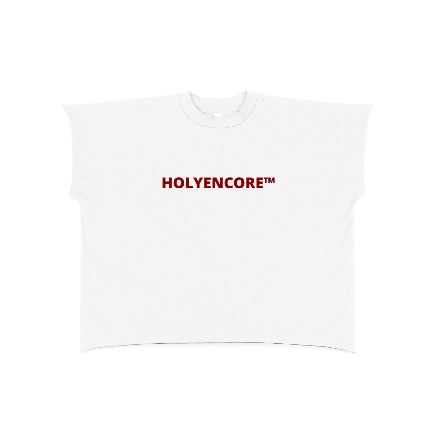 HOLYENCORE™ Raw Edge Snow Washed Boxy T-Shirt