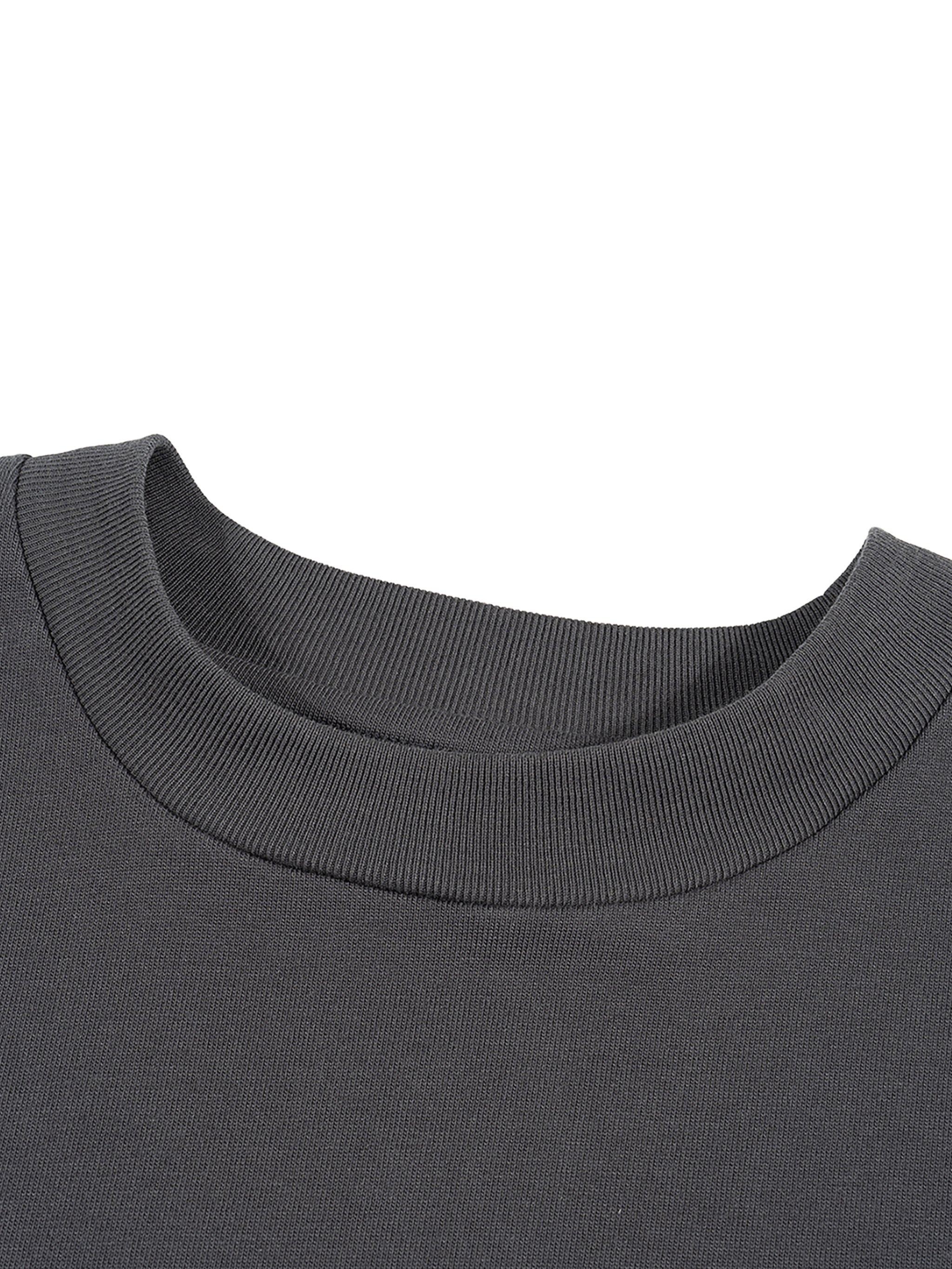 HOLYENCORE™ Raw Edge Snow Washed Boxy T-Shirt