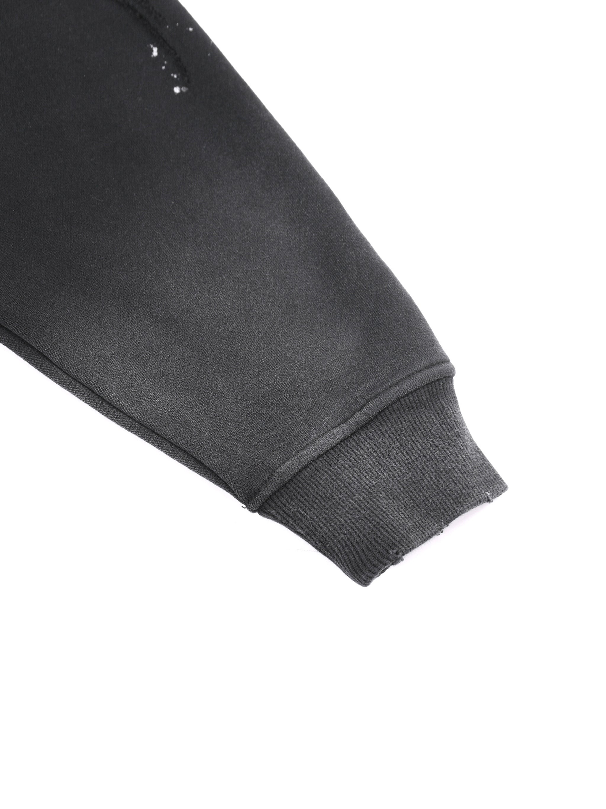 HOLYENCORE™ Vintage Washed Frayed Fleece Hoodie